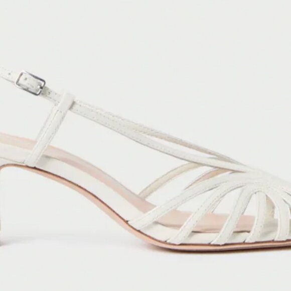 Priscilla Cream Heeled Sandal - Picture 4 of 4